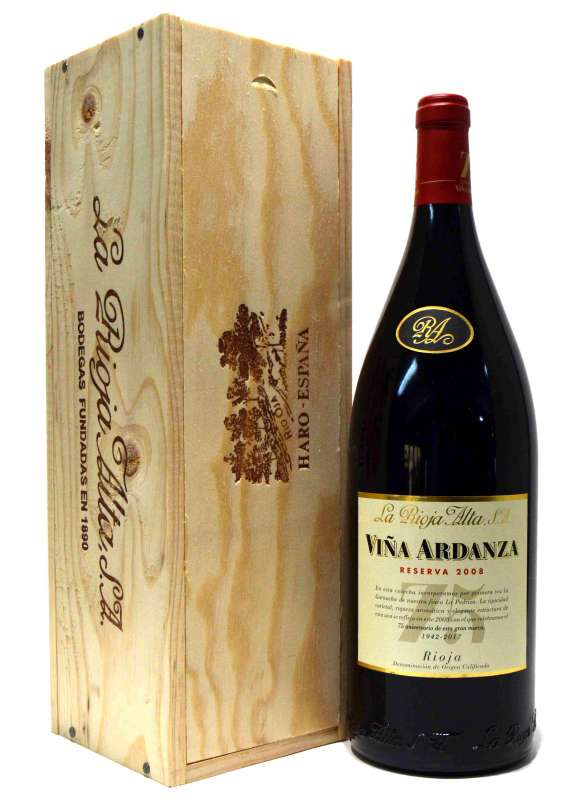 Viña Ardanza  en caja de madera (Magnum)