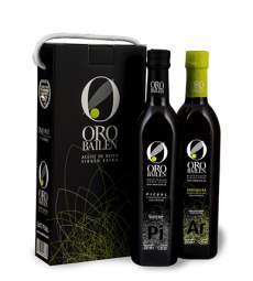 1.Neapstrādāta ekstra olīveļļa Oro Bailen.Estuche 2 botellas 750 ml.