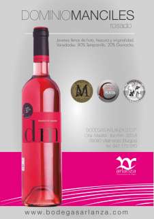 Rozā vīns Dominio de Manciles, Rosado